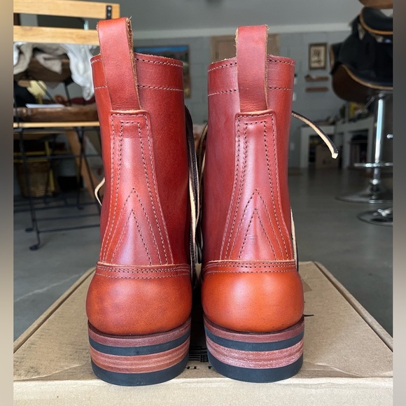 Nicks Boots - Falcon boots in W&C Oiled Latigo Tan - Picture 6 of 9